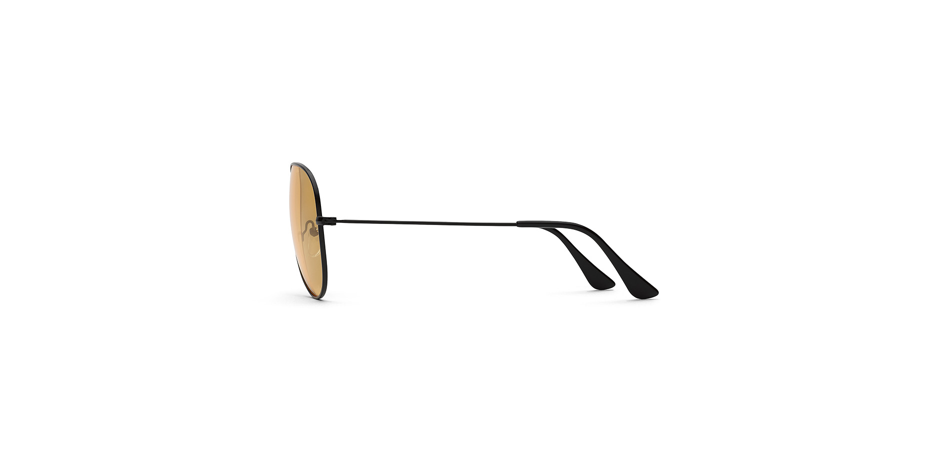 Klassische Pilotenform: Damen-Sonnenbrille aus Edelstahl,  BD 277 SUN CL
