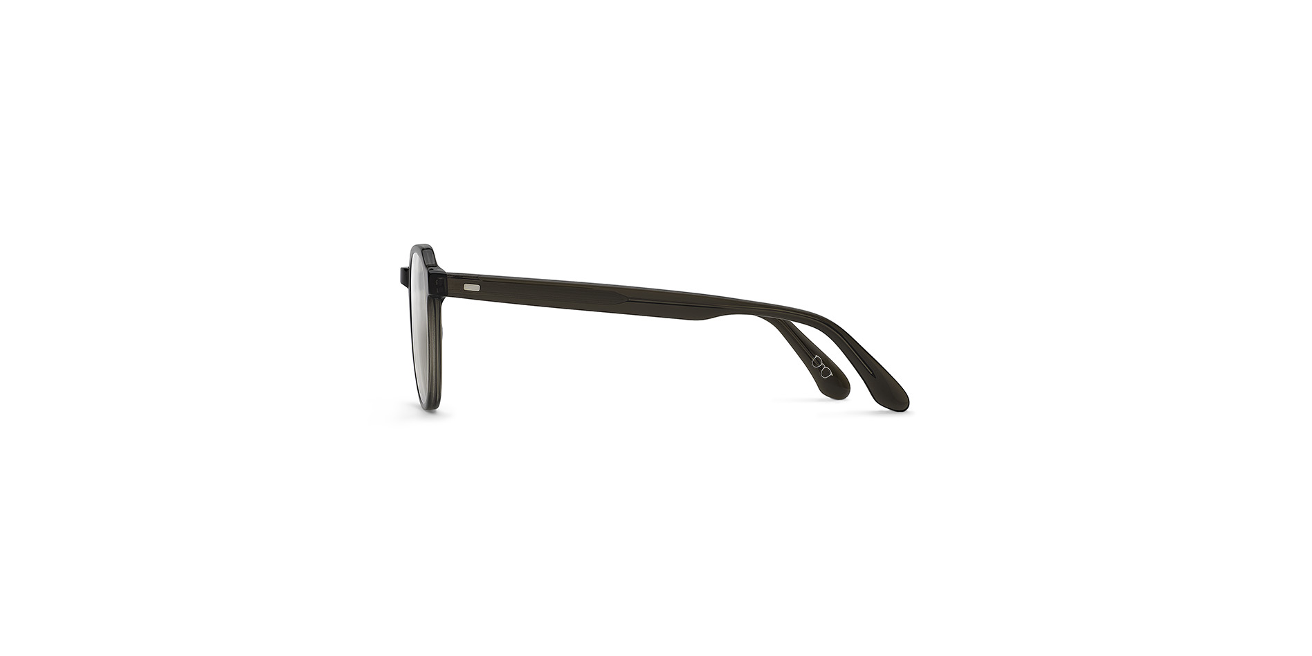 Klassische Herren-Korrektionsbrille aus Acetat in Pantoform,  AB 007 CL