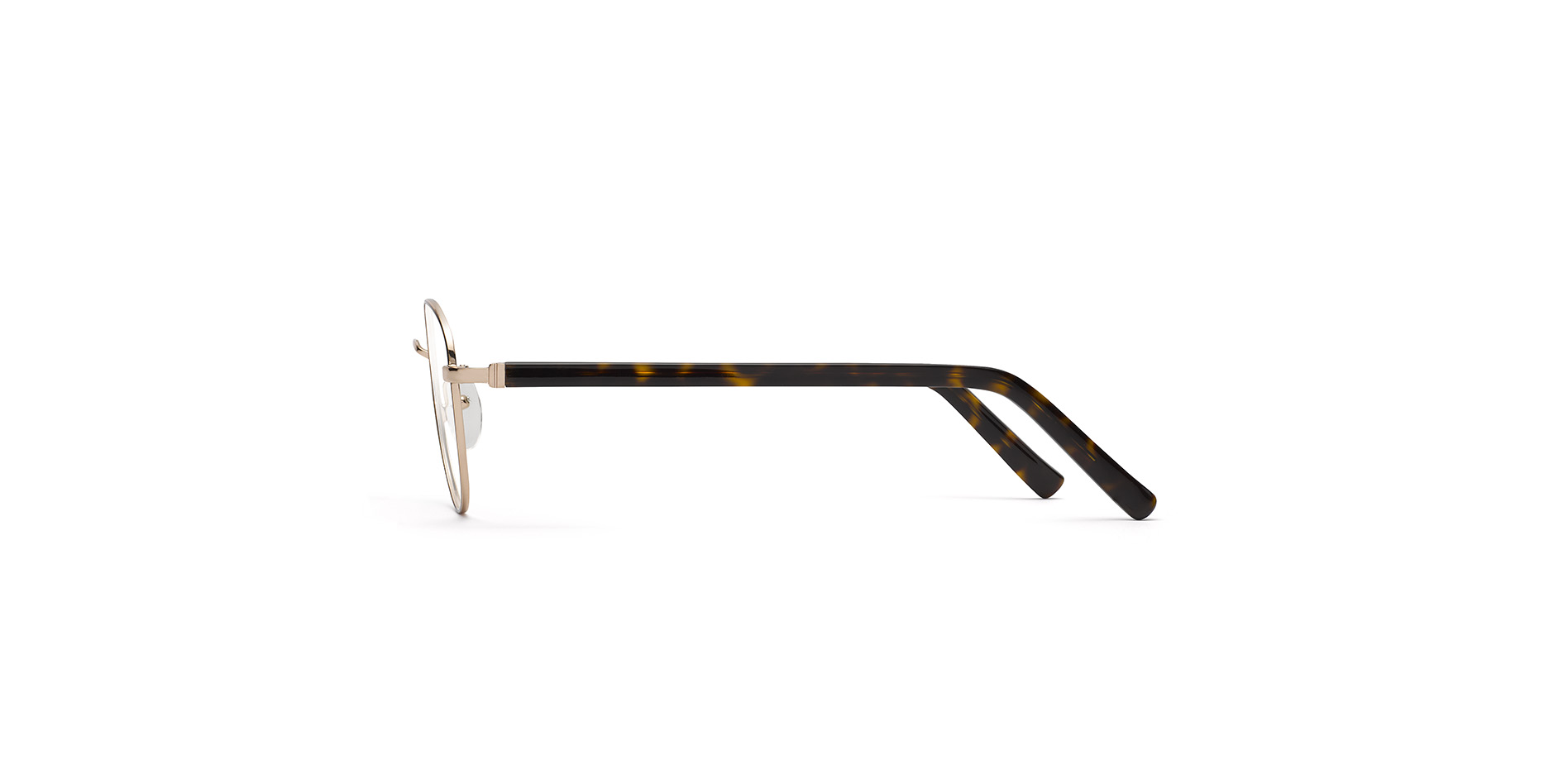 Klassische Herren-Korrektionsbrille aus Edelstahl in Pantoform, der Bügel ist mit einem Flexscharnier ausgestattet,  OU 022 FLEX CL