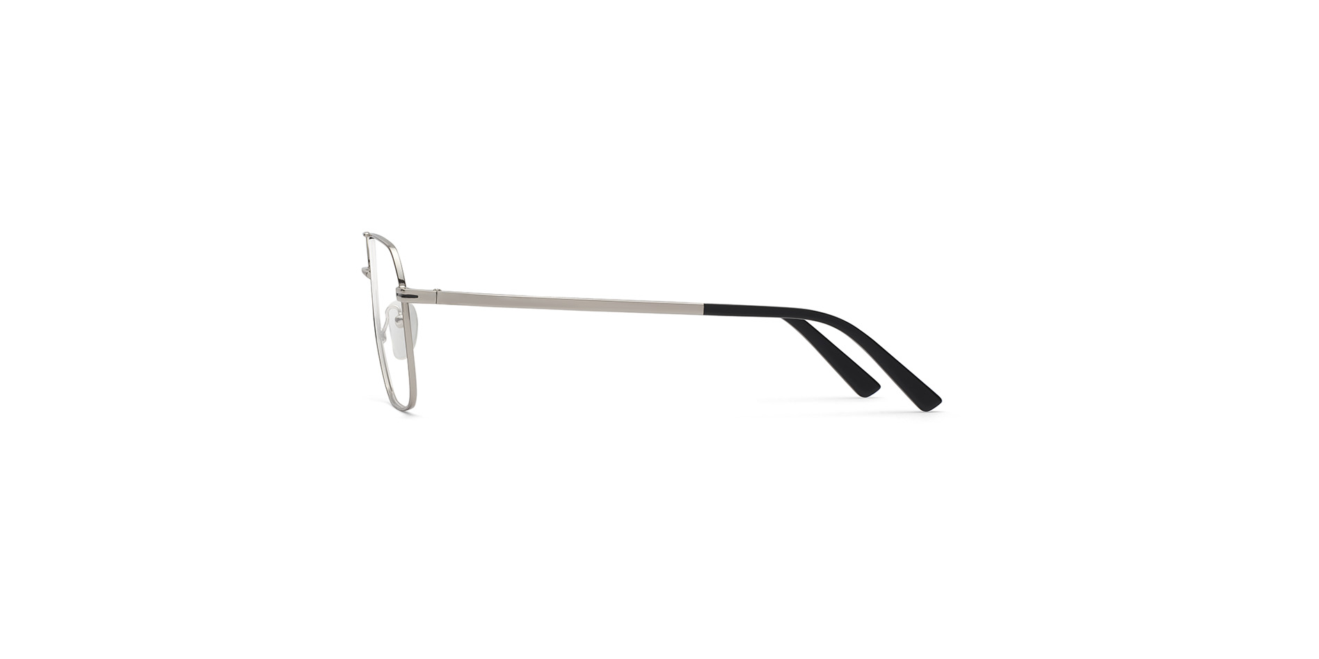 Classici da pilota: occhiali da vista uomo in acciaio inox,  MC 569 CL