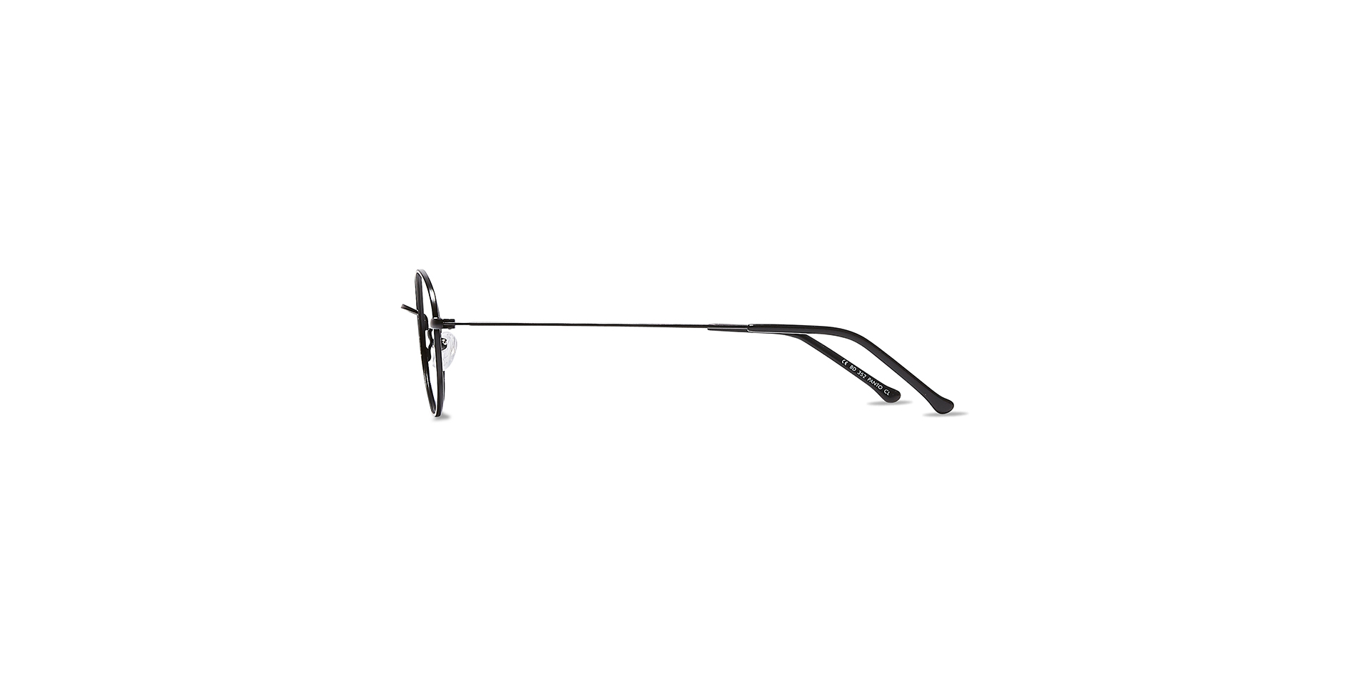 Klassische Damen-Korrektionsbrille aus Edelstahl in Pantoform,  BD 352 PANTO CL