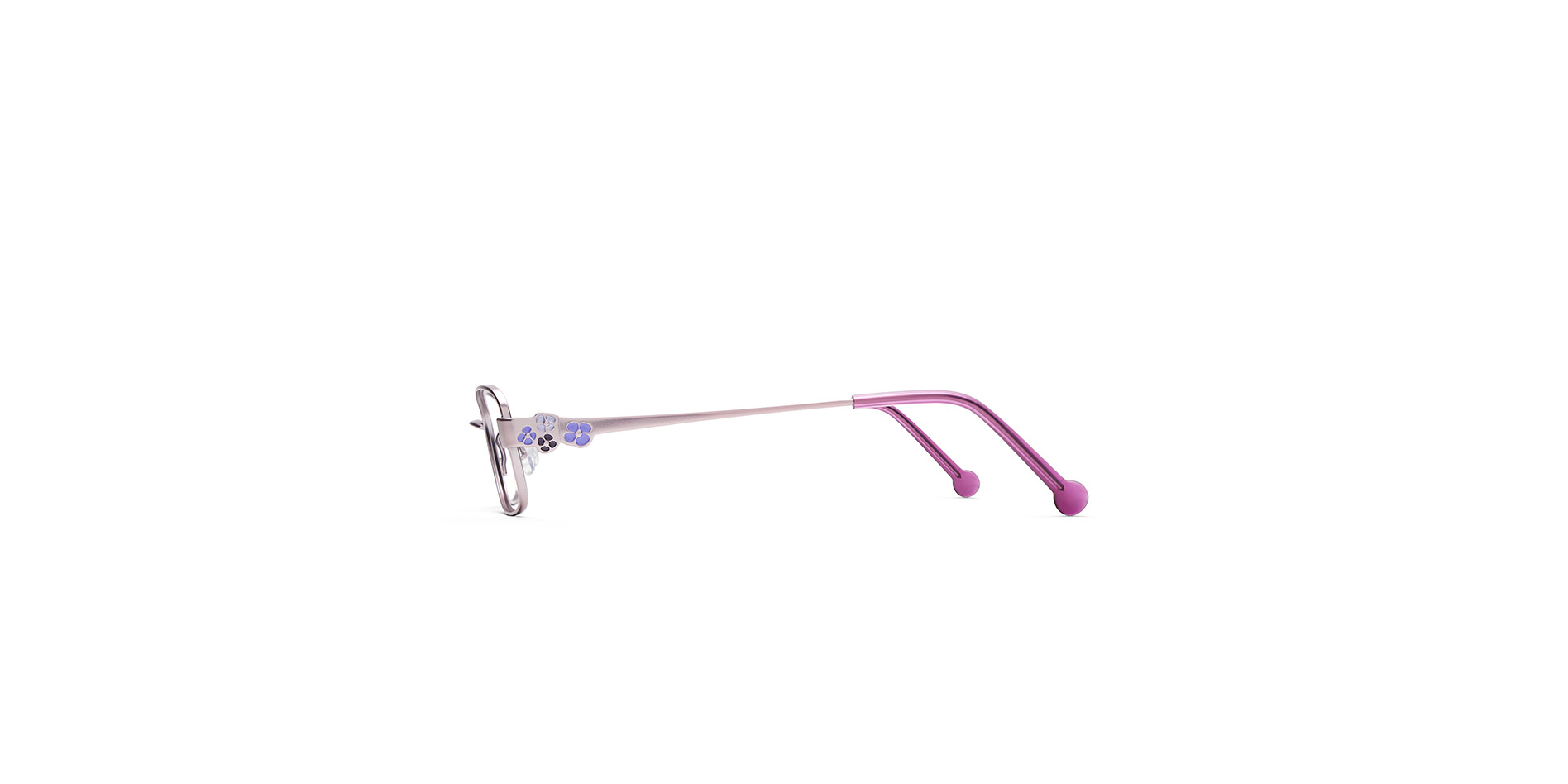 Klassische Kinder-Korrektionsbrille aus Metall,  CHARME 0760 GIRL FLEX CL